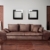 Big Sofa, braun, mit Schlaffunktion, Bettkasten, Vintage Look, Microfaser | XXL Couch | Großes Relexsofa | Megasofa  - 1