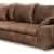  	 Big Sofa, braun, mit Schlaffunktion, Bettkasten, Vintage Look, Microfaser | XXL Couch | Großes Relexsofa | Megasofa  - 7