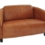 Clubsofa Rocket 2-Sitzer Vintage Leder, hell Columbia Brown Echtleder Sofa Couch - 1