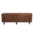 Design Clubsofa Wakefield 2,5-Sitzer Cuba Braun Aluminium-Rohr Sofa Loungesofa Ledersofa - 4