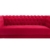 Edles Sofa CHESTERFIELD 200cm rot 2er Couch Zweisitzer Barock Englisch mit Ziersteppung Samt - 6