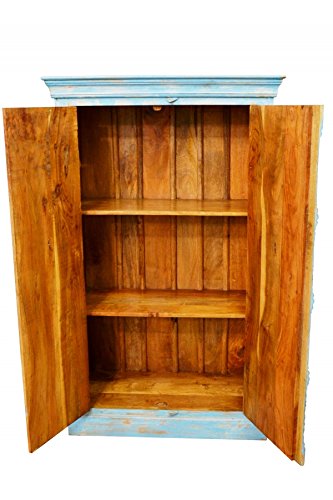 Indischer marokkanischer orientalischer Orient Landhaus Schrank Kleiderschrank Dielenschrank Baya - 160cm - 4