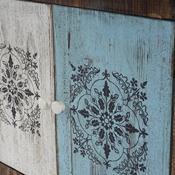 Kommode Funchal Schubladenkommode Schrank Shabby-Look, Vintage, 84x80x40cm - 4