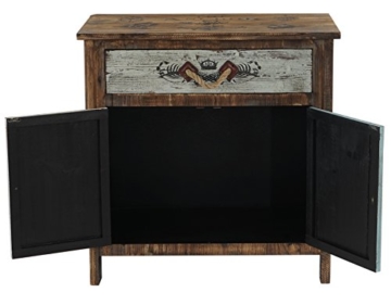 Kommode Funchal Schubladenkommode Schrank Shabby-Look, Vintage, 84x80x40cm - 7