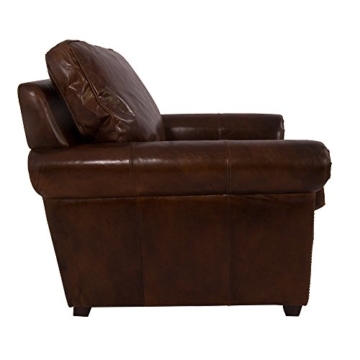 Loungesessel Oldwood Vintage Leder Ledersessel Sessel Lehnsessel Fernsehsessel Relaxsessel - 3