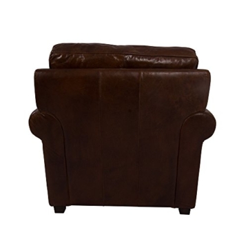 Loungesessel Oldwood Vintage Leder Ledersessel Sessel Lehnsessel Fernsehsessel Relaxsessel - 4