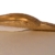 Recamiere Schwanendekor weiß gold Ottomane Chaiselounge links - 6