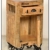 SIT-Möbel 1907-02 Kommode rustic mango-antikfinish mit gewollten Gebrauchsspuren, 44 x 34 x 82 cm, 1 Holztür, 1 Schublade - 2