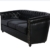 Vintage Sofa Chesterfield Eton 3 Sitzer schwarz - 2