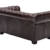 Woodkings® Chesterfield Sofa 2-Sitzer braun vintage Echtleder Couch Bürosofa Polstermöbel 2er antik Unikat Herrenzimmer englisches Ledersofa Stilsofa - 6