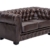 Woodkings® Chesterfield Sofa 2-Sitzer braun vintage Echtleder Couch Bürosofa Polstermöbel 2er antik Unikat Herrenzimmer englisches Ledersofa Stilsofa - 1