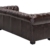 Woodkings® Chesterfield Sofa 3-Sitzer braun vintage Echtleder Couch Bürosofa Polstermöbel 3 Sitzer antik Designsofa Federkern unikat Herrenzimmer englisches Leder Stilsofa - 6